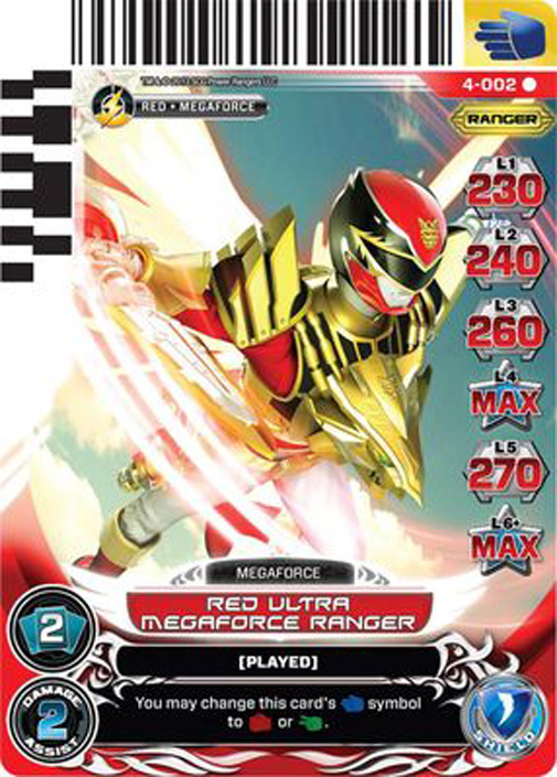 Red Ultra Megaforce Ranger 002